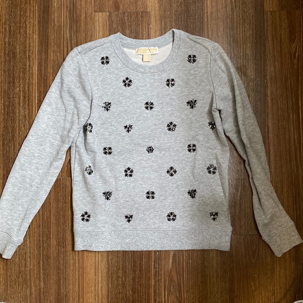 Michael Kors embellished sweater shirt XS